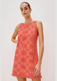 Rails Ginger Dress Red Sunburst