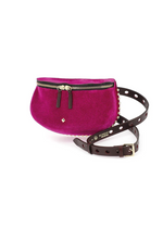 La Lili Rock Velours Fuschia/Bordeaux