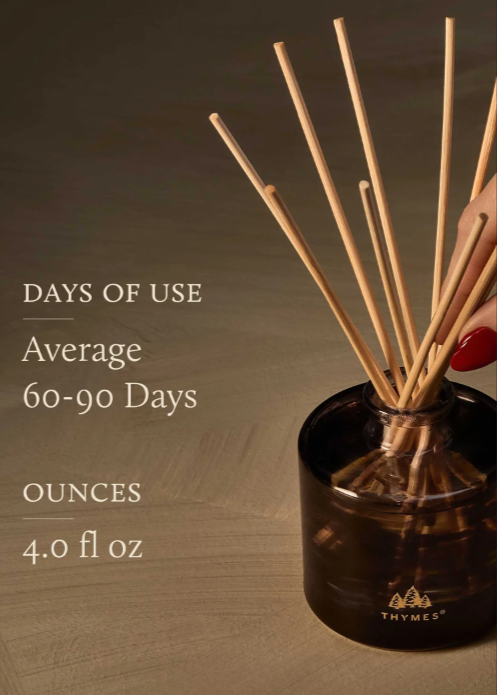 Thymes Noir Woods Petite Reed Diffuser