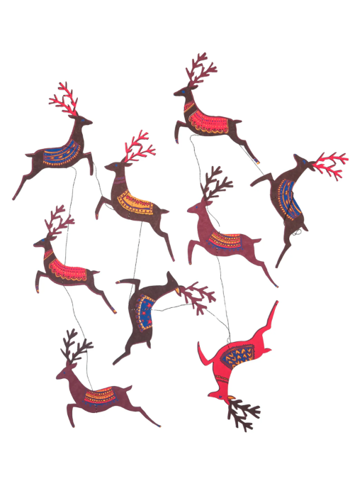 Reindeer Vertical Wall Hanging