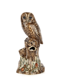 Tawny Owl Bud Vase