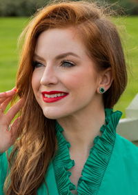 Petite Emerald and Turquoise Stud Earrings