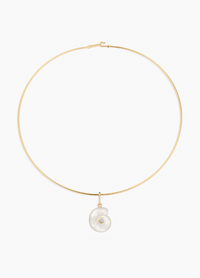 Nautilus MOP Spiral Shell Charm