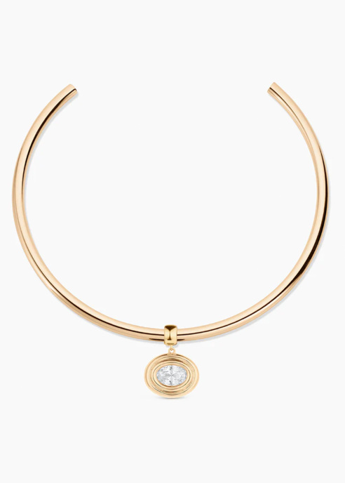Starlet Oval Choker Necklace