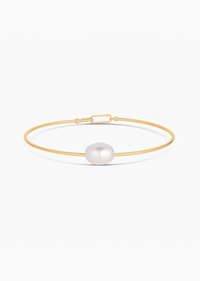 Isla Pearl Bangle Bracelet