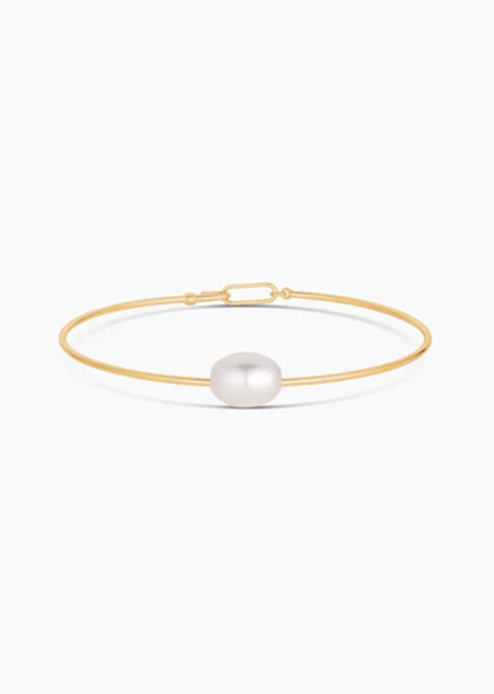 Isla Pearl Bangle Bracelet