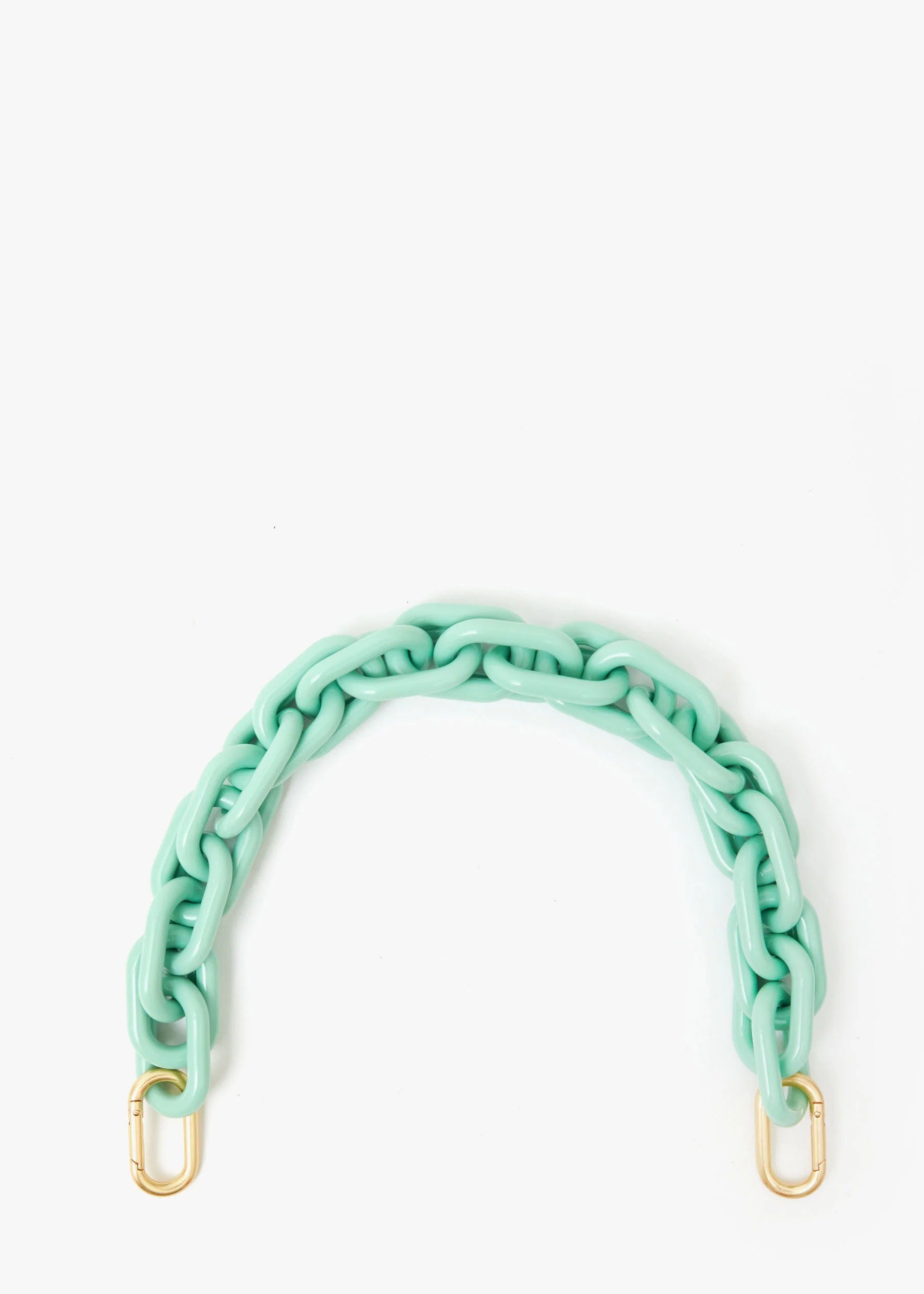 Clare V Resin Shortie Strap in Mist