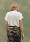 the Great Boxy Crew White w/ Daisy Embroidery