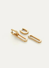 Jenny Bird Teeni Detachable Link Earrings Gold