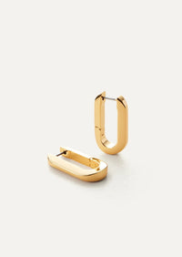 U-Link Earrings Gold