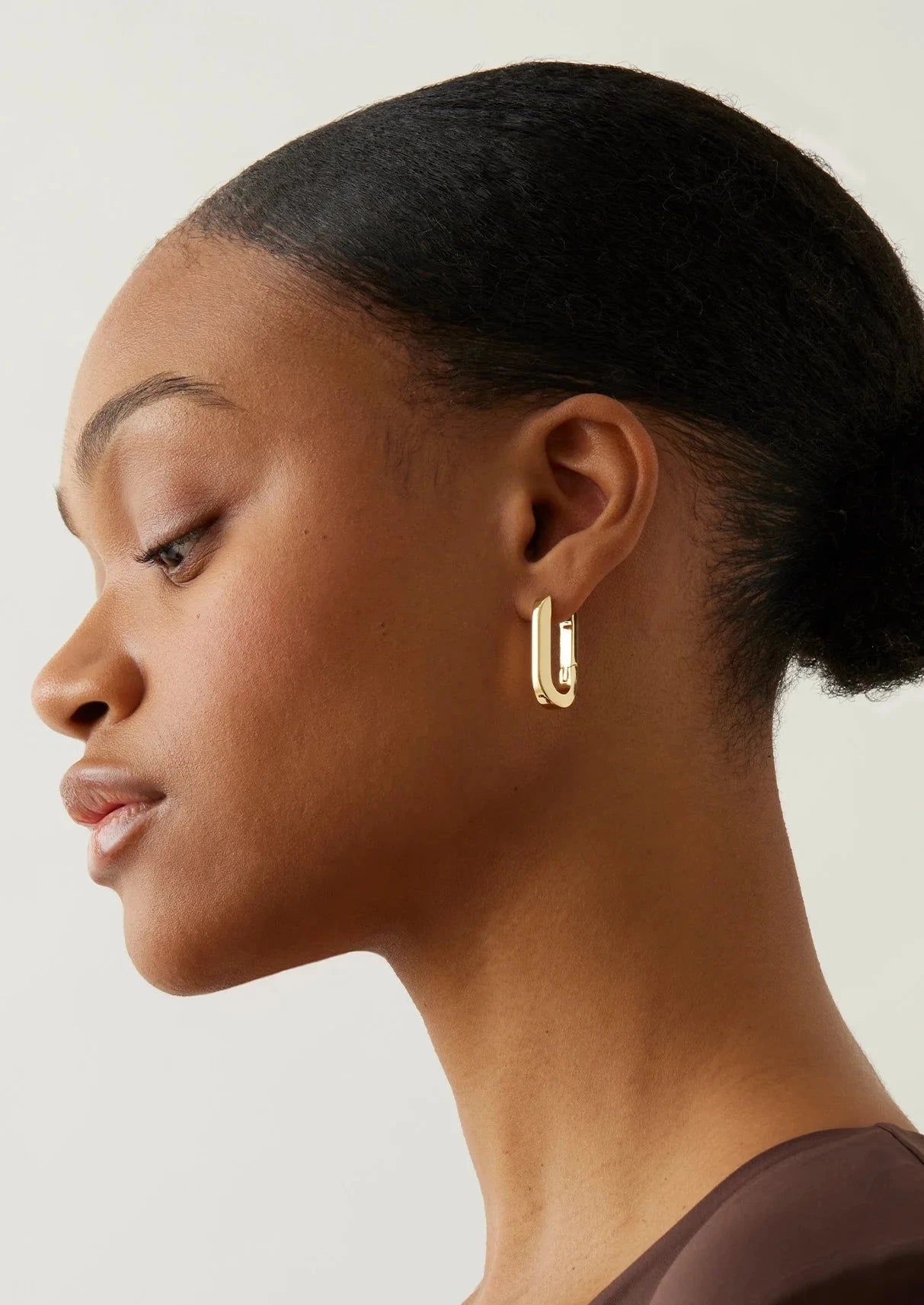 U-Link Earrings Gold