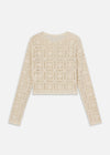 FRAME Crochet Cardi Cream