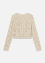 FRAME Crochet Cardi Cream