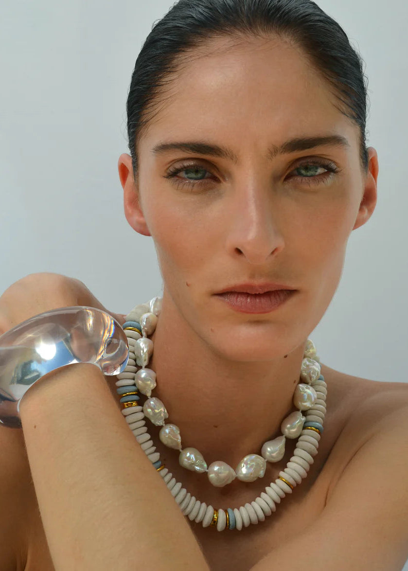 FL Laguna Necklace in White