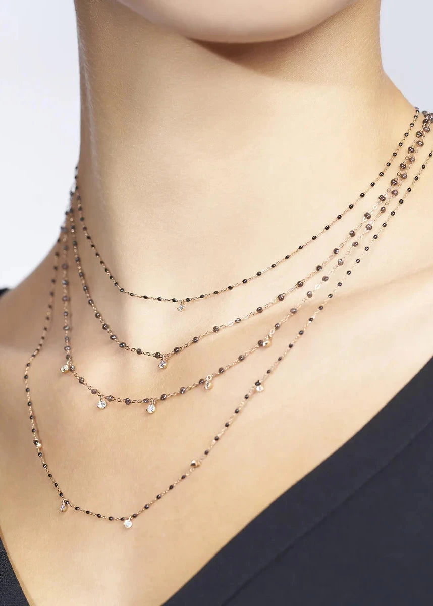 Gigi Clozeau Lapis 16.5" Diamond Necklace