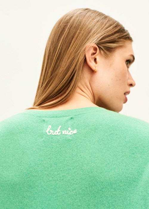 Jumper 1234 Cashmere Naughty Crew Green