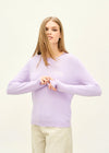 Jumper 1234 Cashmere Naughty Crew Lilac