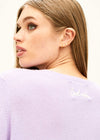 Jumper 1234 Cashmere Naughty Crew Lilac