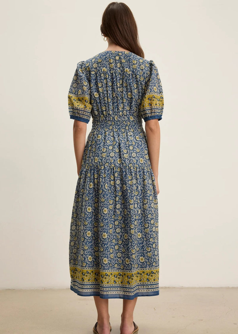 Velvet Natalia Dress Blue Floral