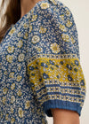 Velvet Natalia Dress Blue Floral