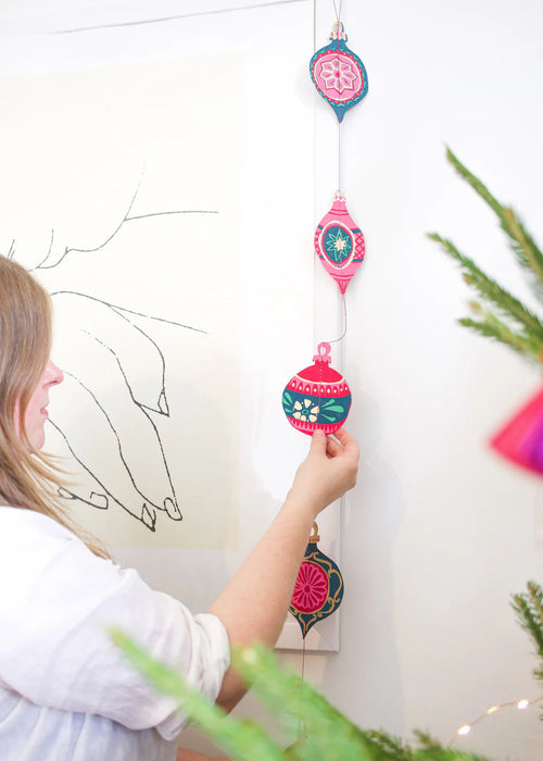 Baubles Vertical Wall Hanging