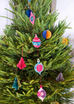 Baubles Vertical Wall Hanging