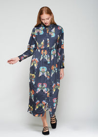 Vilagallo Amira Mariposa Floral Dress