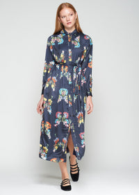 Vilagallo Amira Mariposa Floral Dress