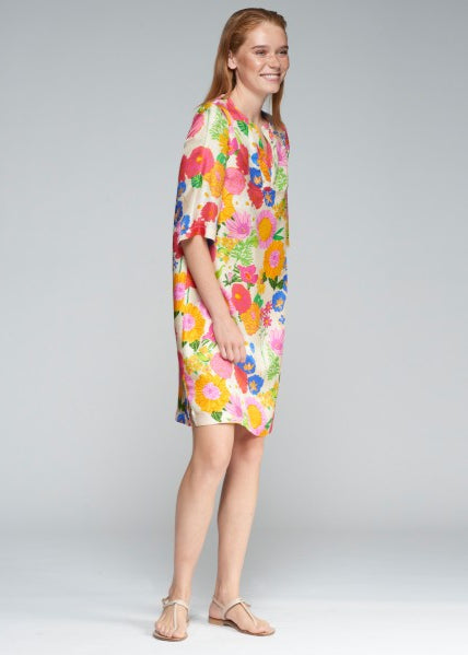 Vilagallo Lizete Dress Flor Seda