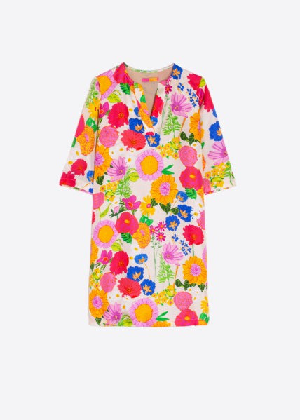 Vilagallo Lizete Dress Flor Seda