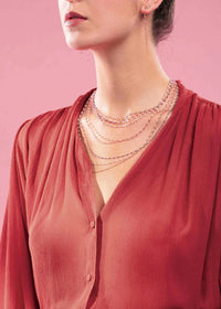 Gigi Clozeau Pink  17.7" Classic Necklace