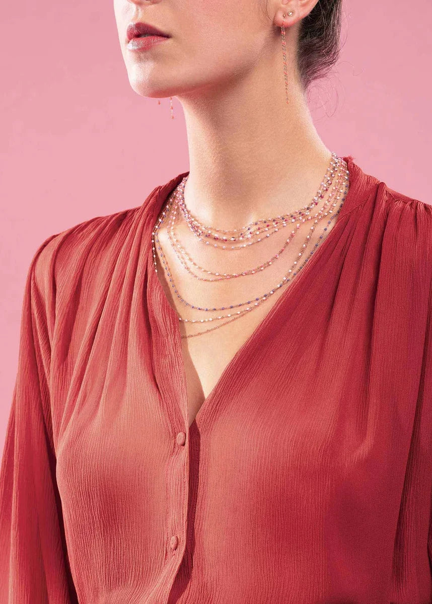 Gigi Clozeau Pink  17.7" Classic Necklace