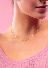 Gigi Clozeau Baby Pink 16" Classic Necklace