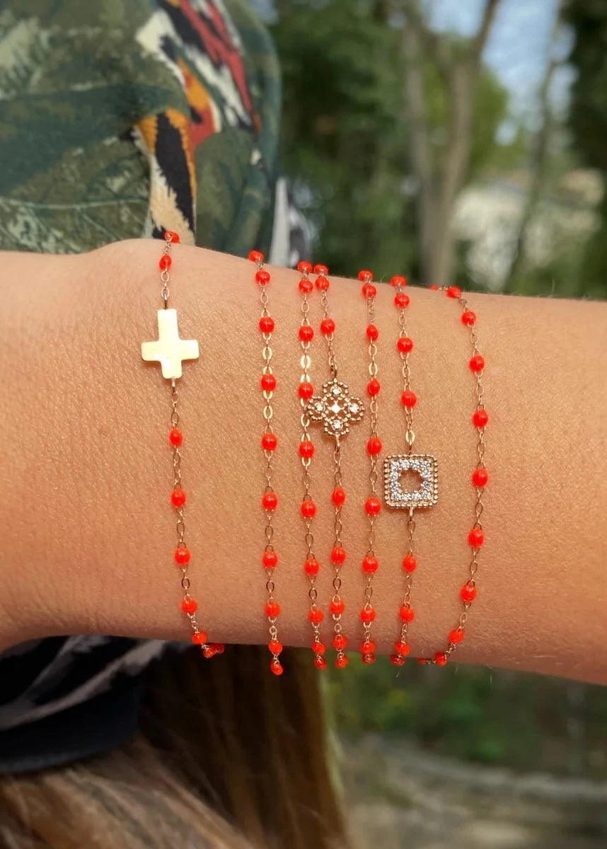 Gigi Clozeau Coral Classic Bracelet 6.7"