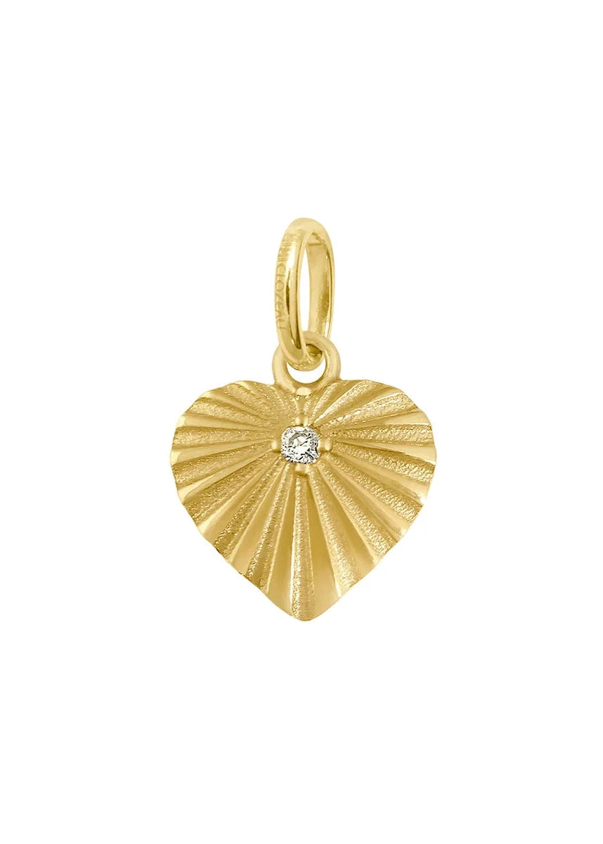 Gigi Clozeau Heart Lumière Diamond Pendant