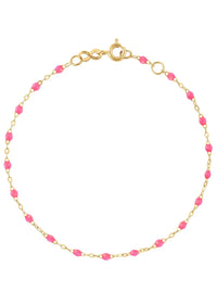 Gigi Clozeau Pink Classic Bracelet 6.7"