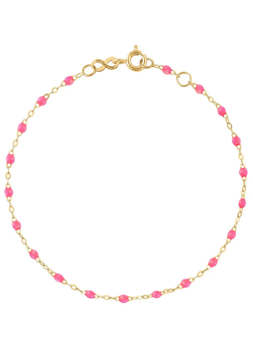 Gigi Clozeau Pink Classic Bracelet 6.7"