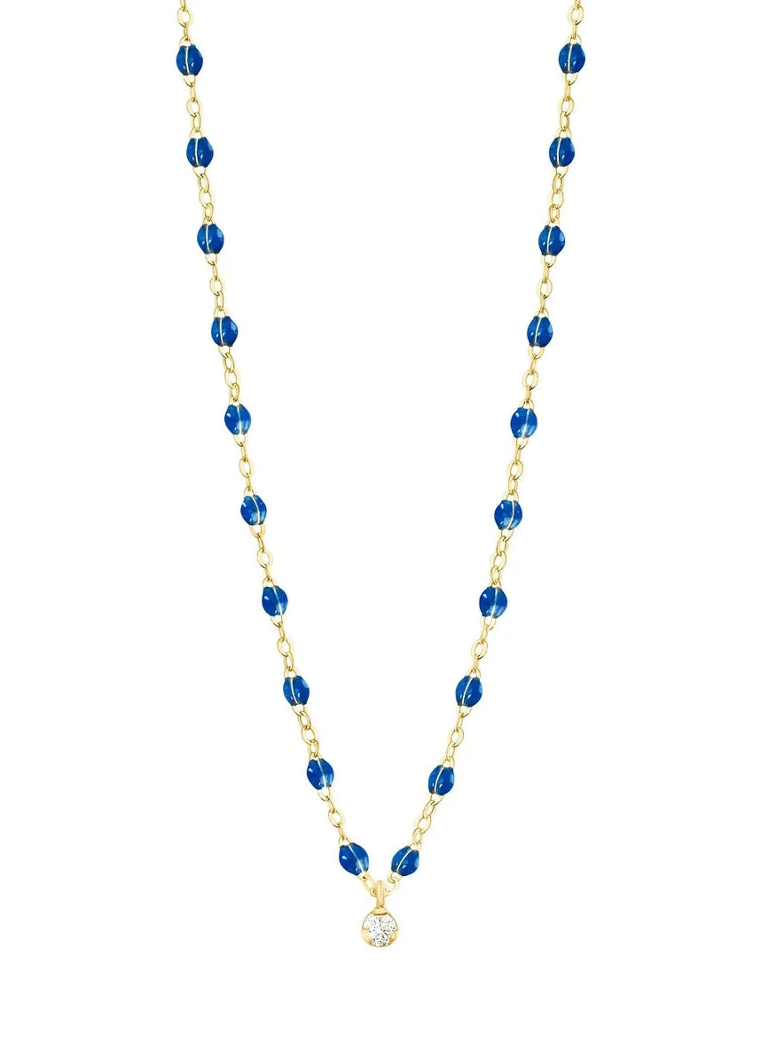 Gigi Clozeau Lapis 16.5" Diamond Necklace