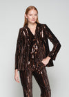 Vilagallo Sequin Heather Blazer