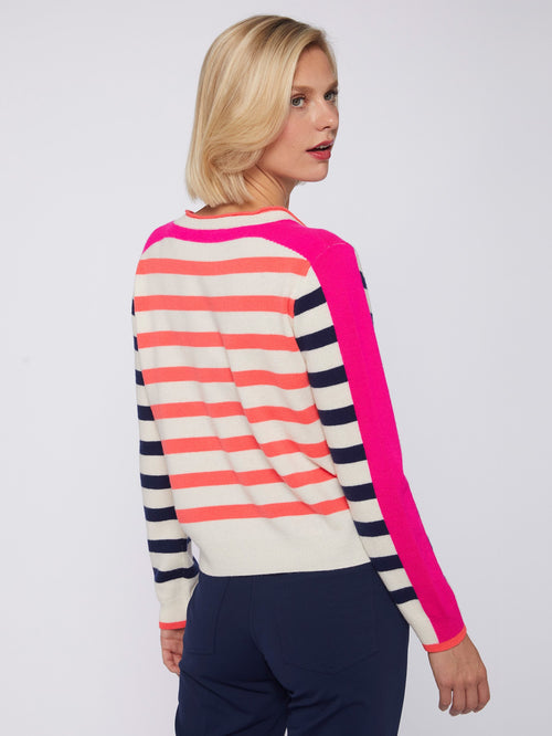 Vilagallo Multi Stripe Sweater