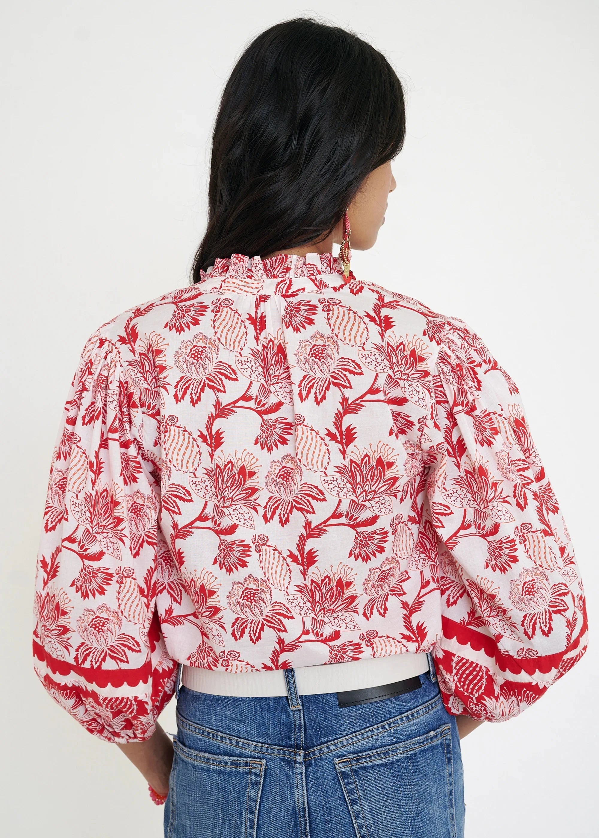 Banjanan Lorna Top Poppy