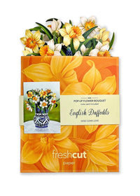 Mini English Daffodils Pop-Up Card