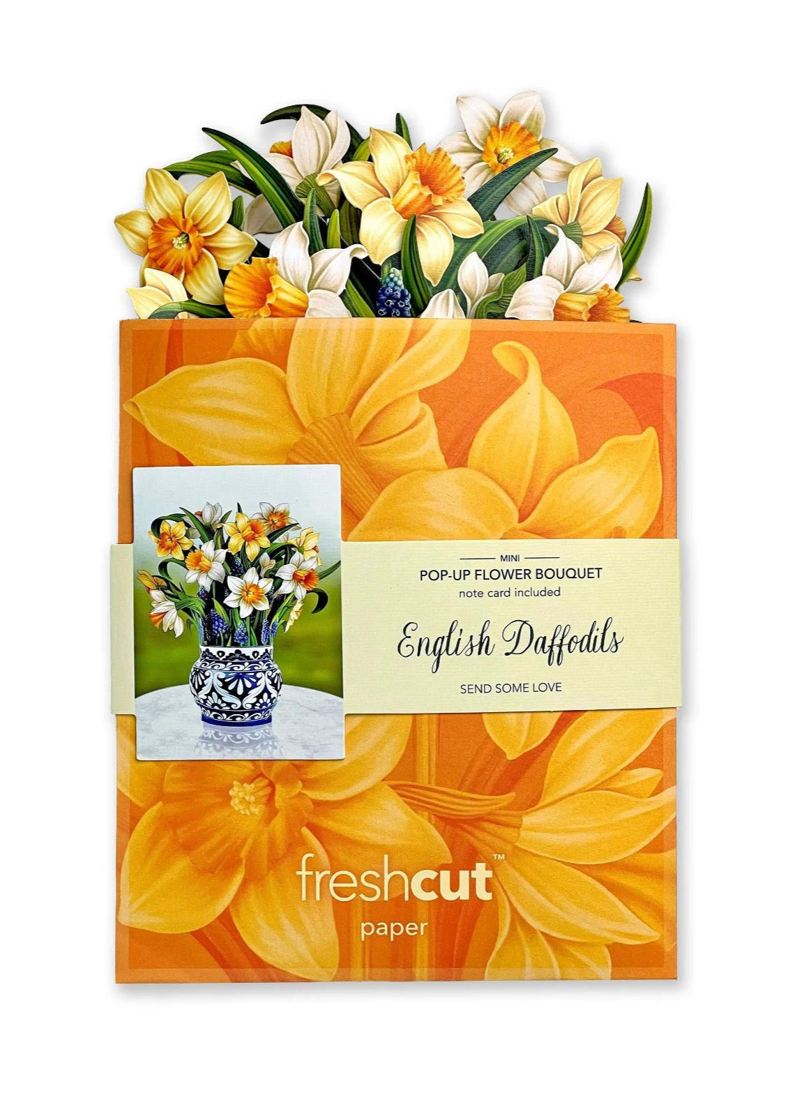 Mini English Daffodils Pop-Up Card