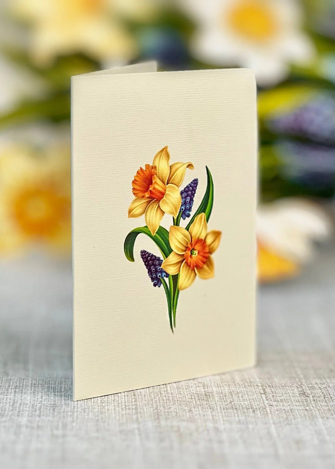 Mini English Daffodils Pop-Up Card