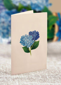 Mini Nantucket Hydrangeas Pop-Up Card