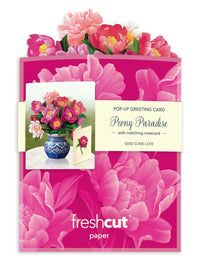 Mini Peony Paradise Pop-Up Card