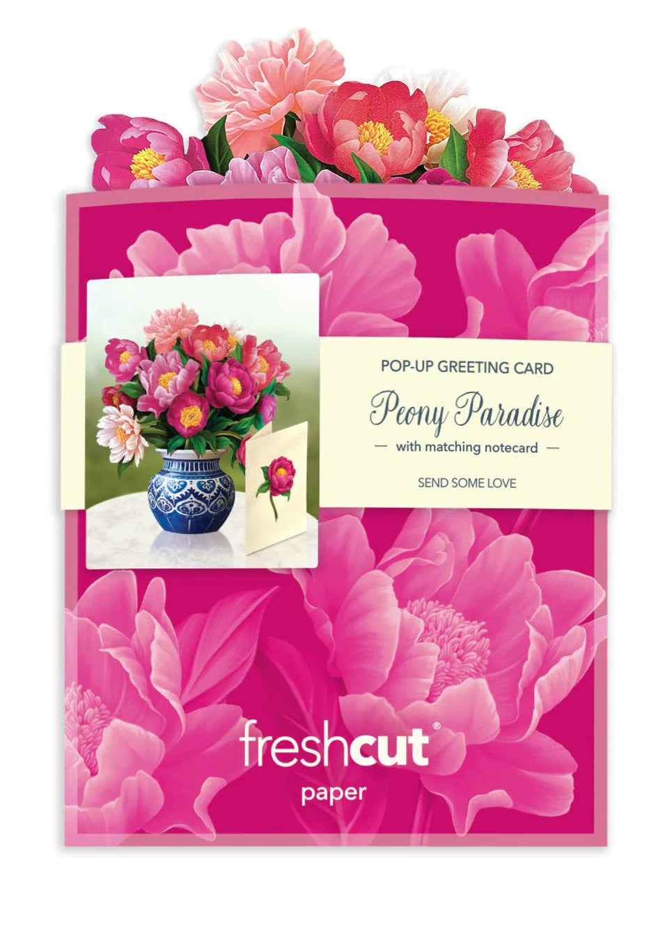 Mini Peony Paradise Pop-Up Card