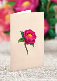 Mini Peony Paradise Pop-Up Card