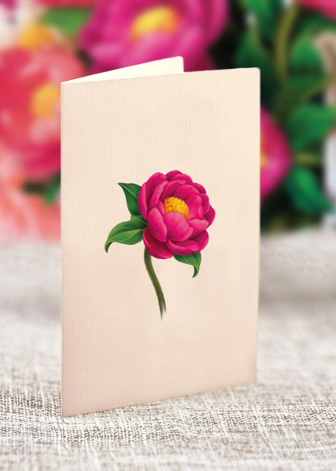 Mini Peony Paradise Pop-Up Card