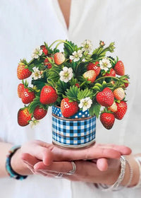 Mini Strawberry Blossom Pop-Up Card